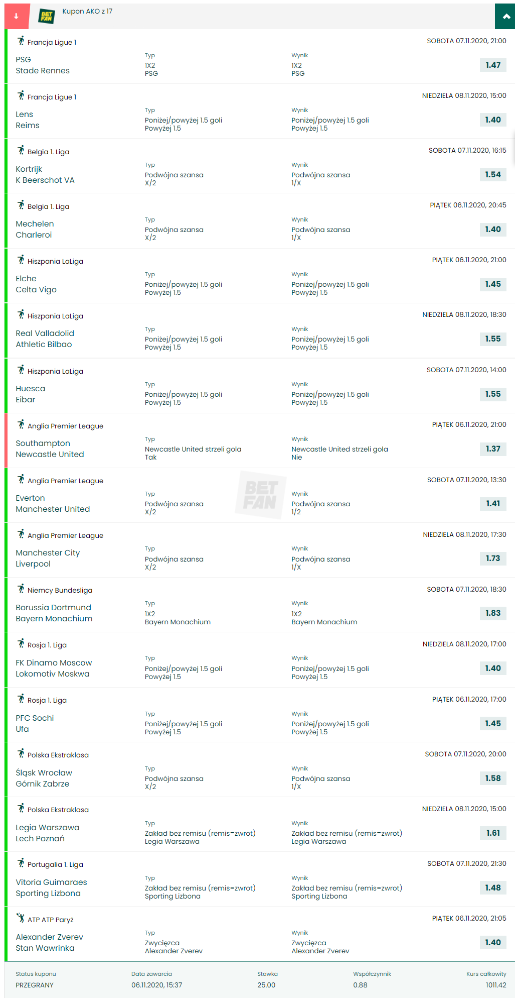 betfan bukmacher bonus promocja