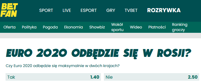 betfan bukmacher bonus promocja